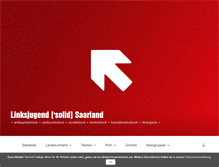Tablet Screenshot of linksjugend-saar.de